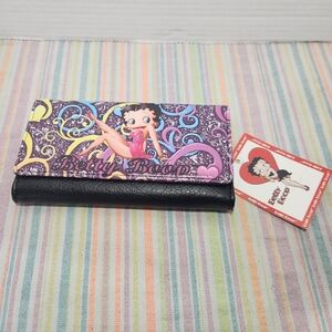Betty Boop bp2080 Black wallet